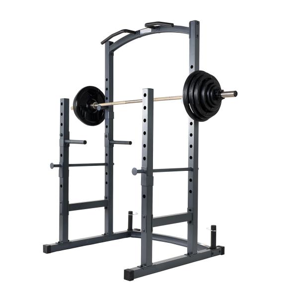 Home Gym Fitness Equipment Power Rack from Foldable Design Loading Port