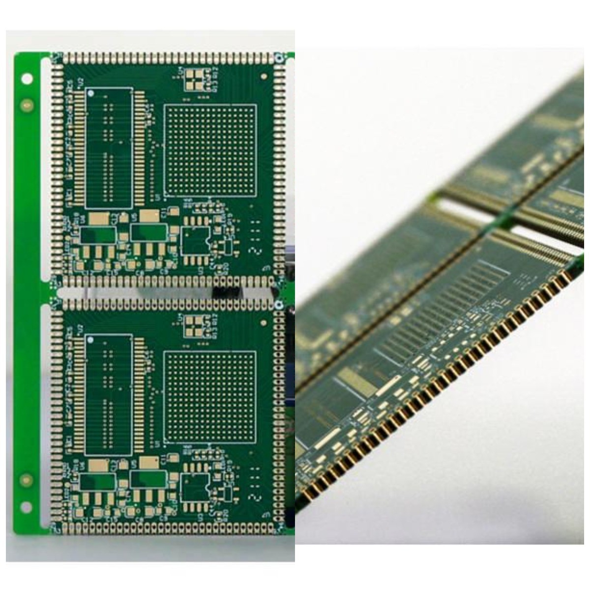 дизайн 1.5oz Pcb Hdi маски припоя 2.0mm зеленый золото 3u погружения 4 слоев