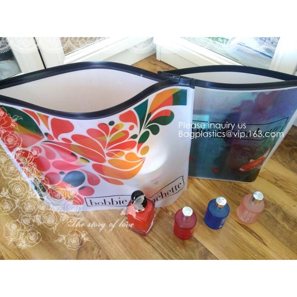 Clear Makeup Bag Travel Toiletry Organizer Pouches Small Zipper Pouch PVC Plastic Transparent Clear Cosmetic Bags