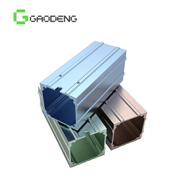 6063 T5 Industrial Aluminum Profile Powder Coated Anodized Wood Grain