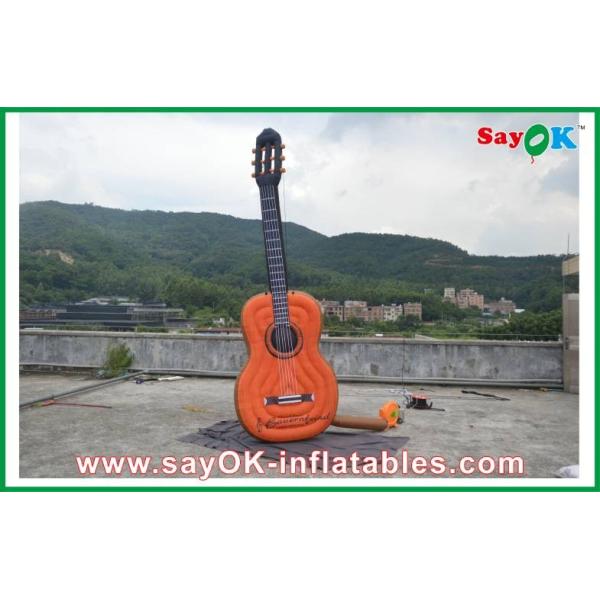 Гитара ткани Оксфорда раздувная, высота празднества нот 2 метра