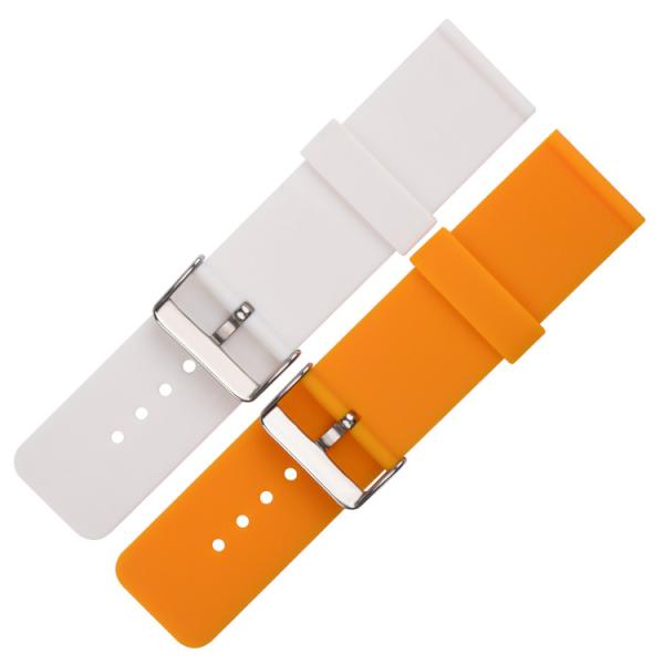Largamente silicone flexível de borracha das faixas de relógio dos homens de 26mm 28mm impermeável