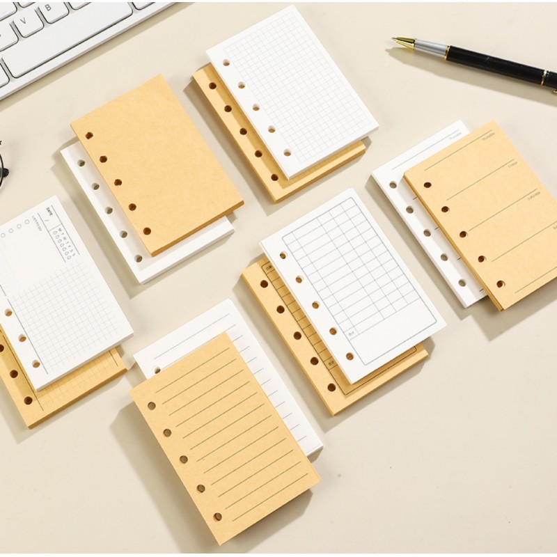 M5 Mini Custom Leather Notebook Loose Leaf Bound Diary Journal