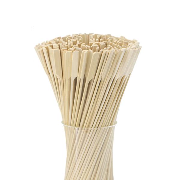 BBQ Cooking 3mm Thickness 21cm Wooden Bamboo Craft Paddle Stick