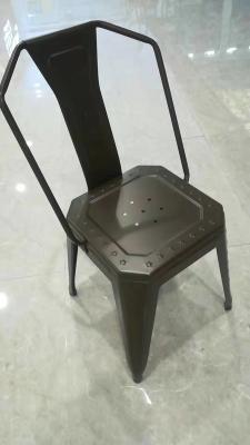 High Durability Modern Metal Dining Chairs For Bedroom / Kitchen / Living Room