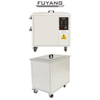 Aço inoxidável 360L 40KHz grande limpador ultrassônico industrial tanque único com rodízios