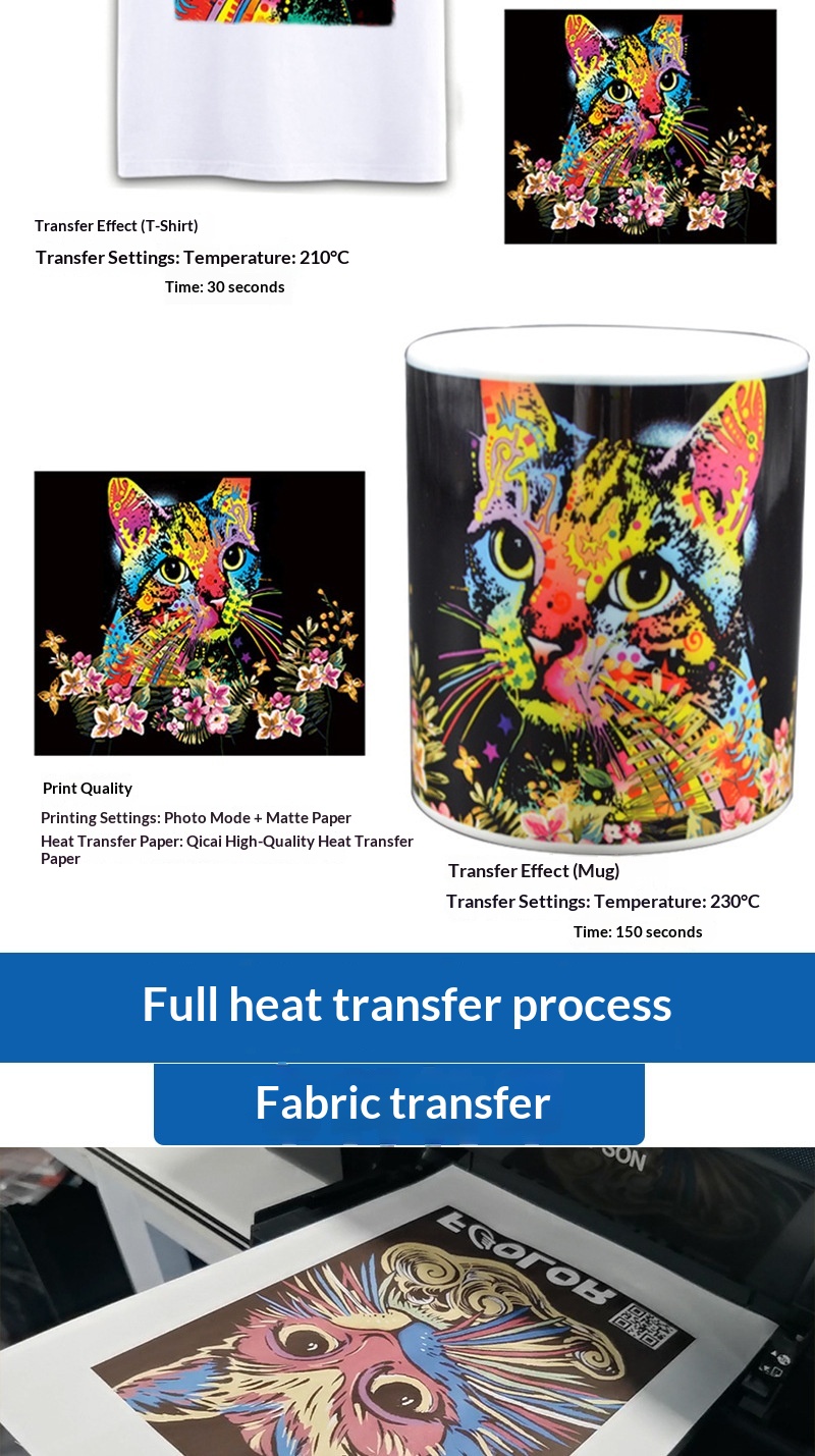 Special Black for Sublimation for for Clothing Transfer Printing Ace USD01/DSU01 Model