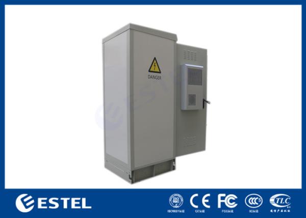 Waterproof 40U 19 Rack Outdoor Telecom Cabinet With Heat Exchanger Cooling