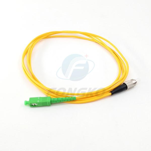 G652D Optical Fiber Jumper SC APC FC , 2mm 3mm 1m 2m 3m Optic Patch Cord