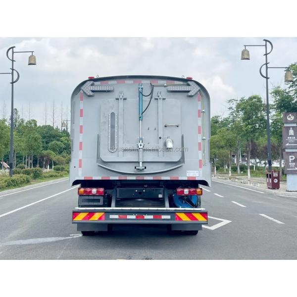 18T Electric Road Sweeper Truck Durable Washing Sweeping Custom's Requirement Pure Electric Energy Type