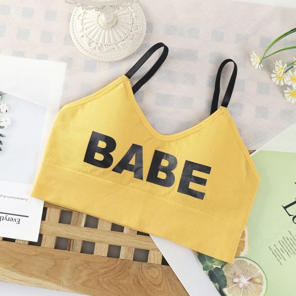 Comfortable Vest Style Girl's Bra High Quality New Arrival 2025 Wholesale Women Vest Style Bra for Slim Girls