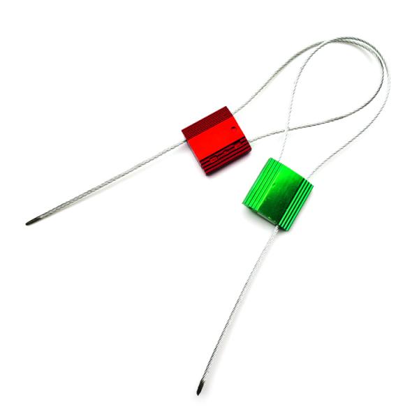 1.8mm Wire Pull Tight Security Cable Seal with 2.74 KN Tensile Strength for Logistics and Truck Security