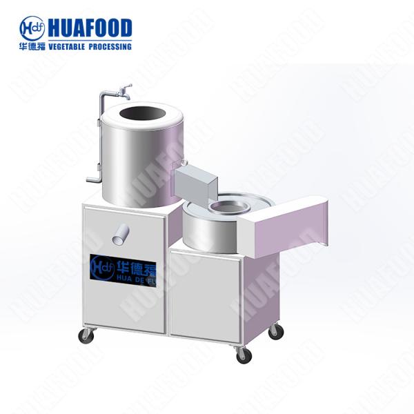 Electric Heating Industry Ultrasonic Processing Line Fruit Washer / Vegetable Washing Machine
