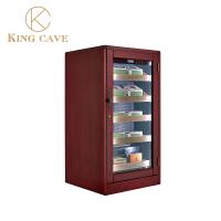 Contrôle tactile en bois de luxe Affichage de cigare électrique verrouillable Humidor Humidor de cave à vin