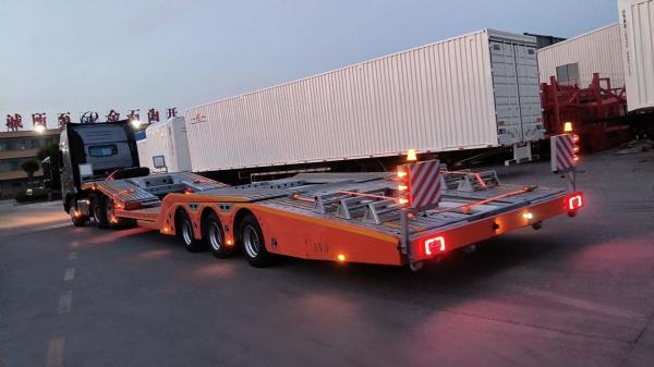 Jost E100 Single Wheeler Axles Transport Cars Skeleton Frames Flatbed Car Carrier Truck Semi Trailer for Transportation