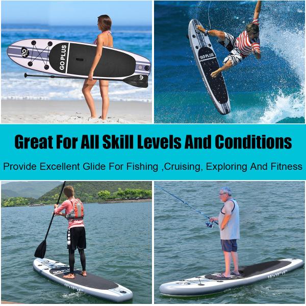 10 Feet 6 Inches 440lbs Inflatable Surf SUP Board