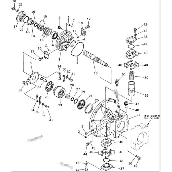 708-25-13314 гидравлическая главная плита Сваш 708-25-13411 коромысла ХПВ90 кулачка ботинка поршеня ботинка ПК200-3 ПК200-5 поршеня насоса