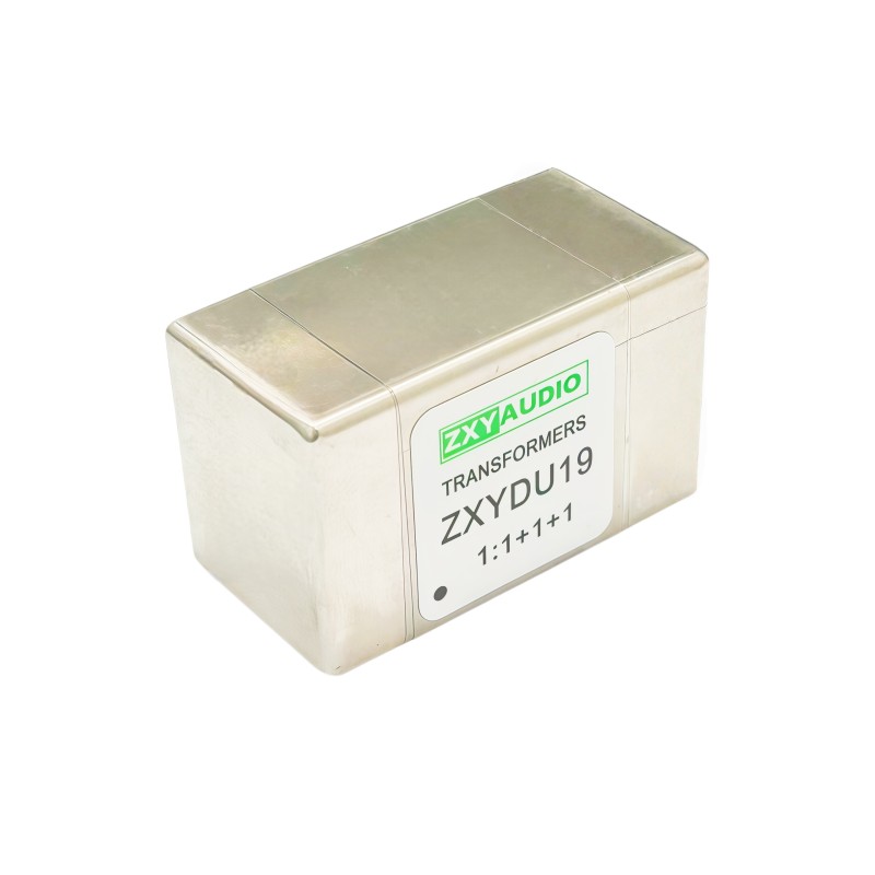 ZXYDU19 1+1:1+1 Permalloy Audio Transformer with High-Permeability Core and Durable Construction