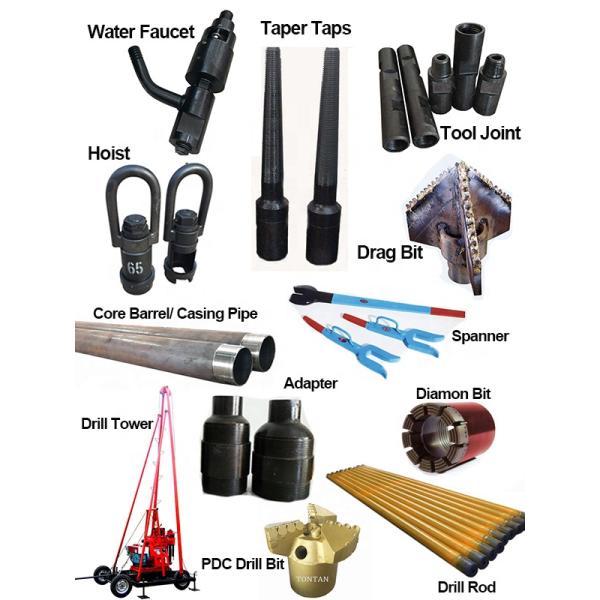 Geological Exploration Core 15KW Water Well Rig