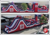 Parcours de combattant gonflable durable, parcours de combattant de terrain de jeu pour l'enfant