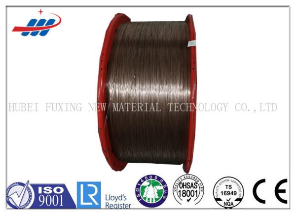 Professional Copper Coated Steel Wire 0.78mm / 1.0mm For Car And Truck Radial Tire