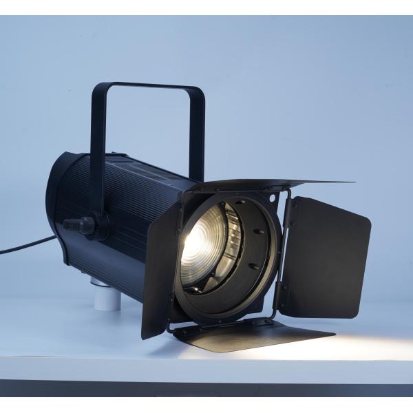 150 Вт Одноцветный френнельный прожектор Auto Zoom COB LED без вентилятора без шума