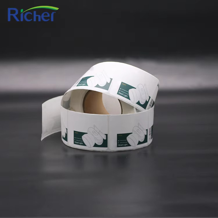 Custom Printed Quick-Dry Self-Adhesive Waterproof Shipping Label Stickers Anti-Counterfeit Durable for Cross Border E-Commerce