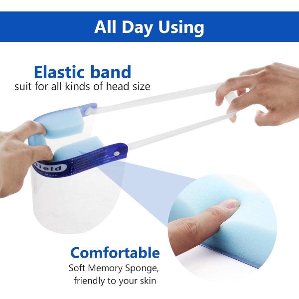 Anti Droplet Medical Transparent Full Face Shield