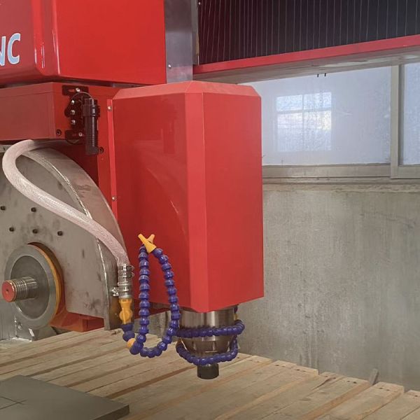 ZEUS 5+1 5 Axis Bridge Cutting Machine for Marble & Granite 15kw High Precision CNC Stone Cutting Customizable 380V/220V