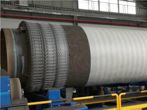Steel Wire Mesh Pipeline Line Wire Crimped to Fit Concrete Coating Reinforced Welded Mesh for Oil & Gas Pipeline Reinforcement