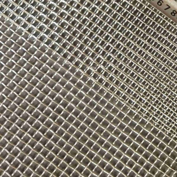 Plain Weave Stainless Steel Woven Wire Mesh With 27mesh Smooth Pore Wall No Burrs