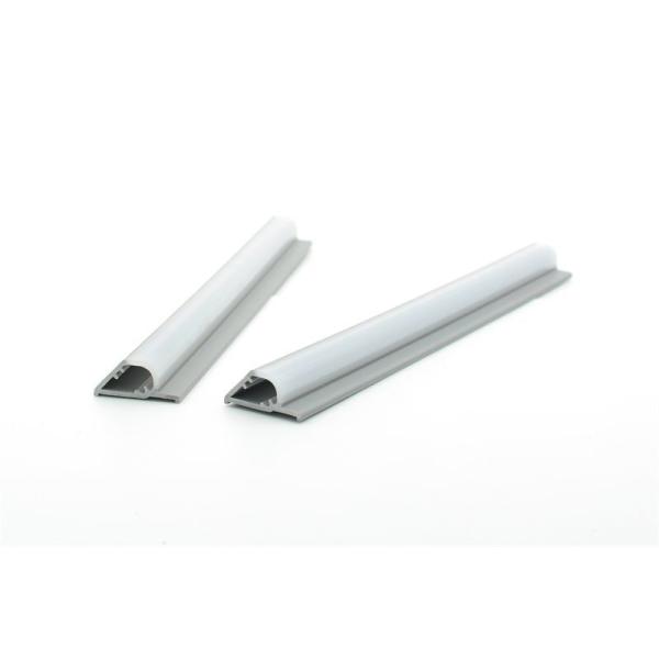Medical Equipment White Plastic U Channel Trim Deformation Resistant Plastic Angle Trim