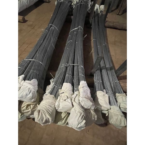3.36mm *2.28m Length electric Galvanized Double Loop Quick Link Baling Wire for Tyre binding