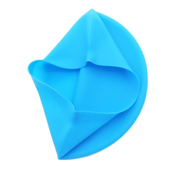 Men's and Ladies Swimming Caps Printed Silicone Waterproof Bubble Swim Hat