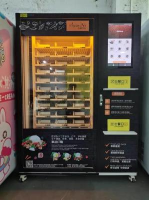 Máquina de venda automática móvel do fast food da refeição clara conveniente com etiqueta personalizada