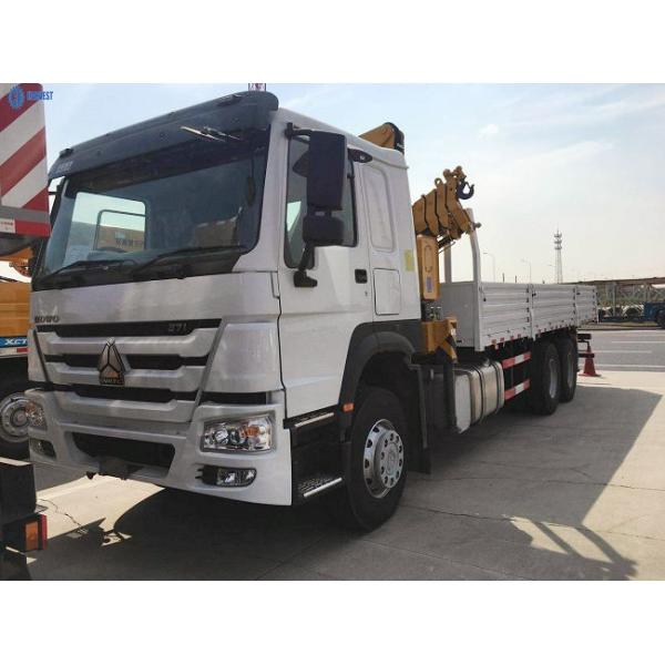 Grue de Sinotruk Howo 6x4 371hp 6,3 Ton Knuckle Boom Truck Mounted