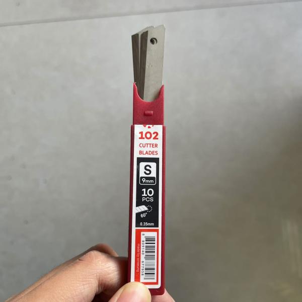 86mm Length Snap Off Knife Blade SK2 High Carbon Steel 12 Segments For Clean Accurate Cuts