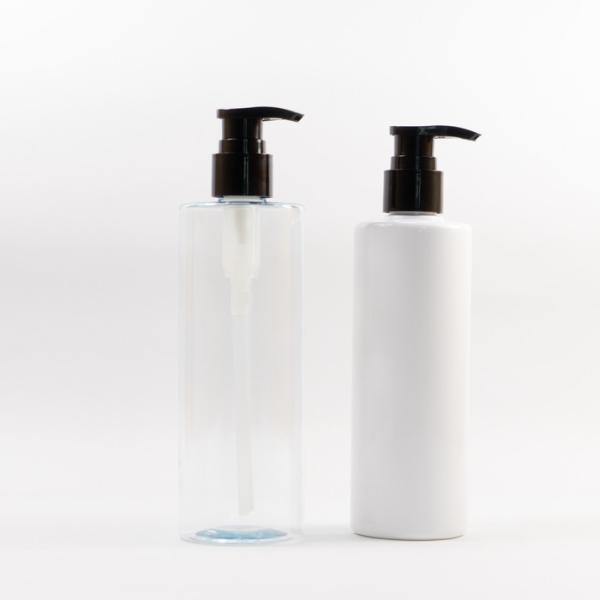 bouteille en plastique d'ANIMAL FAMILIER transparent de 350ml 500ml avec la pompe de lotion de pp