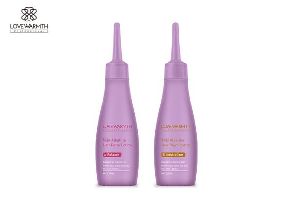 Loção de ondulação do cabelo alcalino suave para a fórmula macia dos adultos resistente ao cabelo natural