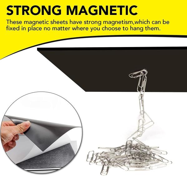 18Pcs Square Flexible Magnet Sheets For Crafts Photos And Die Storage
