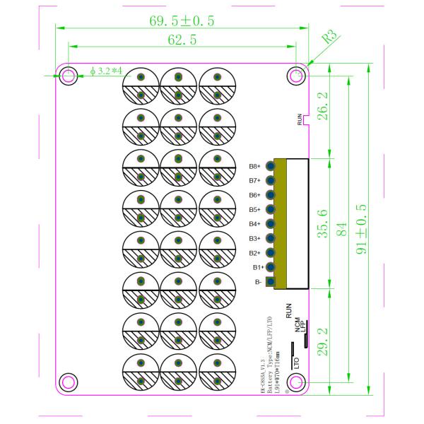 8S 5A Активный балансировщик Эквилятор 6S 7S Балансировщик Lipo Lifepo4 Lto Lithium Активная батарея Эквилятор передачи энергии