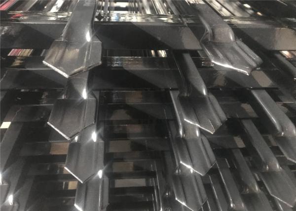1.8*2.4m Steel Galvanized or Aluminum Satin Black Picket Garden Fence Panel