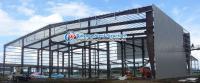 Q355B Edificios prefabricados de acero / Construcción de edificios metálicos con sistema de paredes de techo