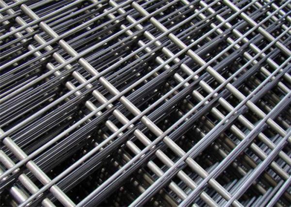 Black Aperture 2 Width 0.5m Wire Mesh Fence Panels