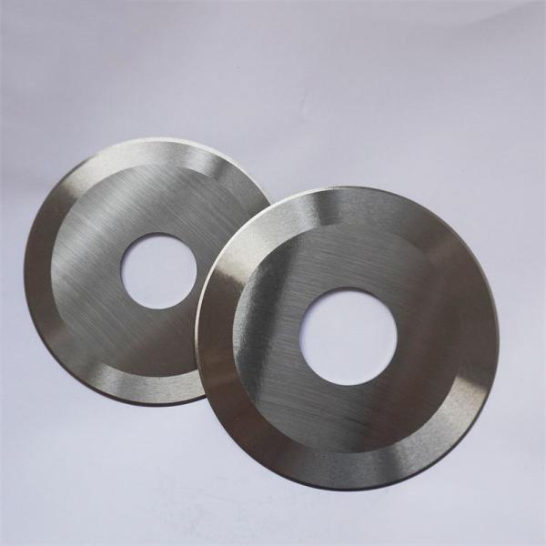 Round Cutter Blade Slitting Cutter Round Carbide Roll Cutting Circular Knives for Disc Blade Round Rotary Blade