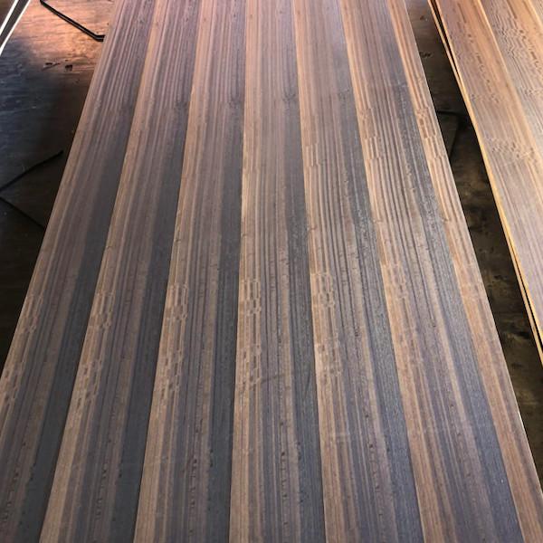 Smoked Plywood Flooring Sheet Natural Wood Veneer Coverings 0.5mm