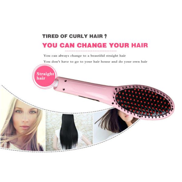 Electric Hair Straightener Brush Home Beauty Machine NASV 100 With Lcd Display