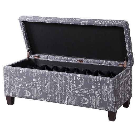 Living room folding bench ottoman stool fabric ottoman with storage weight lifting bench foot rest bench ottoman