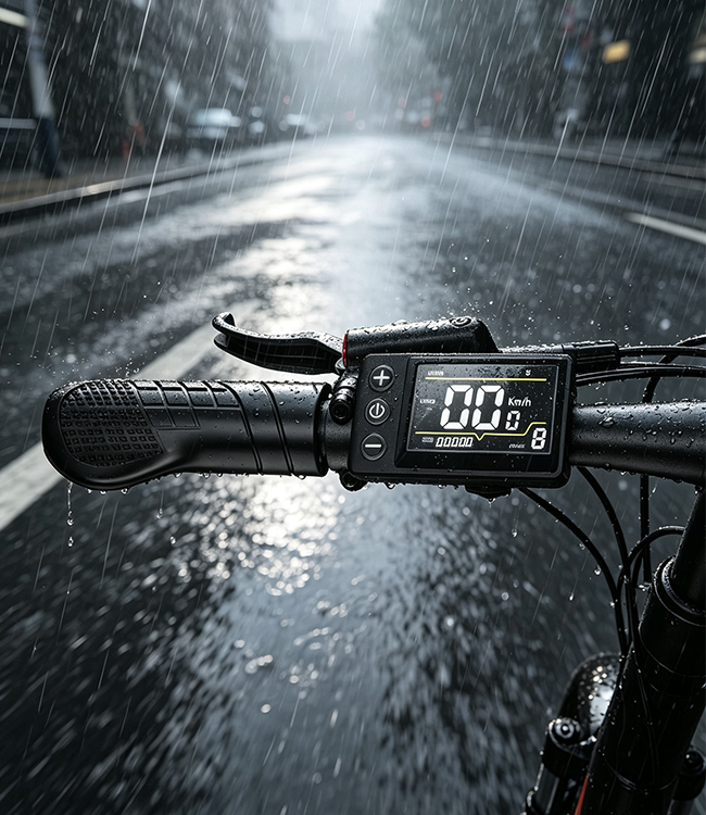 20'' Electric Bike Dashboard With Switch Code LCD Display Replacement Parts