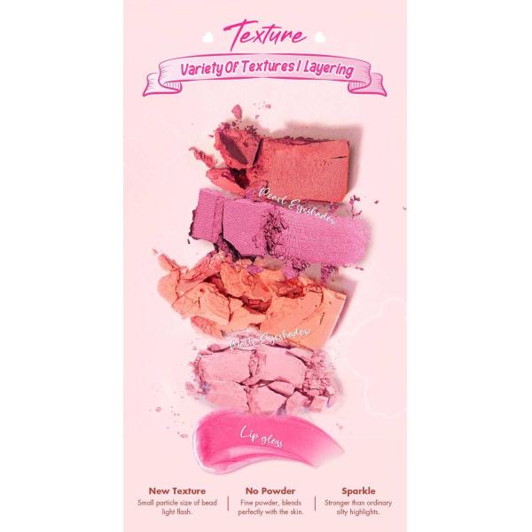 Cute Bear Duochrome Eyeshadow Powder Formulated For Children 20g
